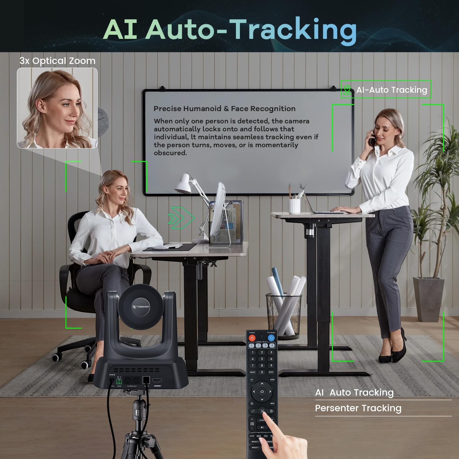 Detalle de TONVEO conference camera system 1080p