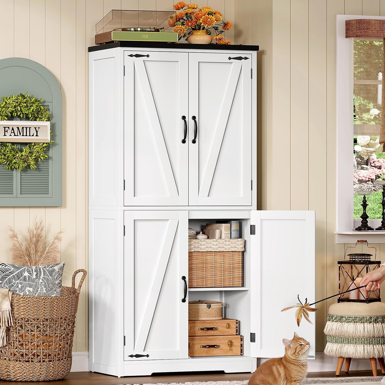 Detalle 1 de TEENFON Storage Cabinet, 4 Doors