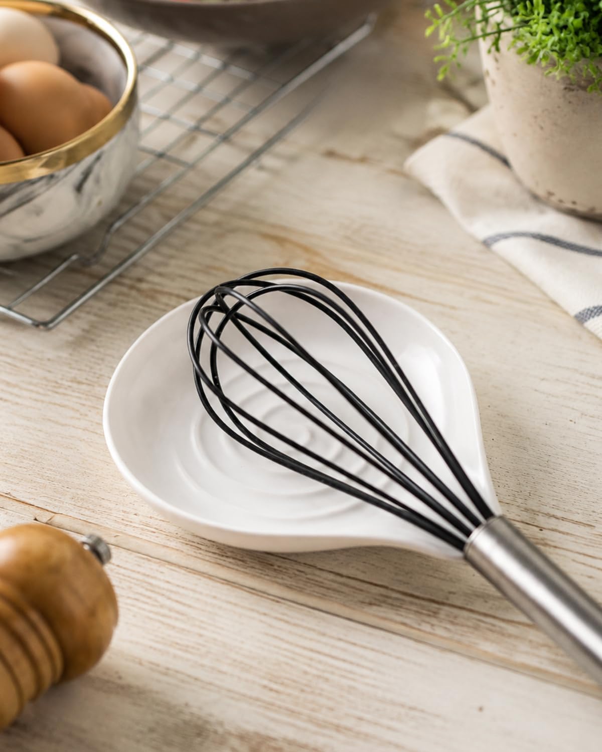 Detalle de LAUCHUH Ceramic Spoon Rest