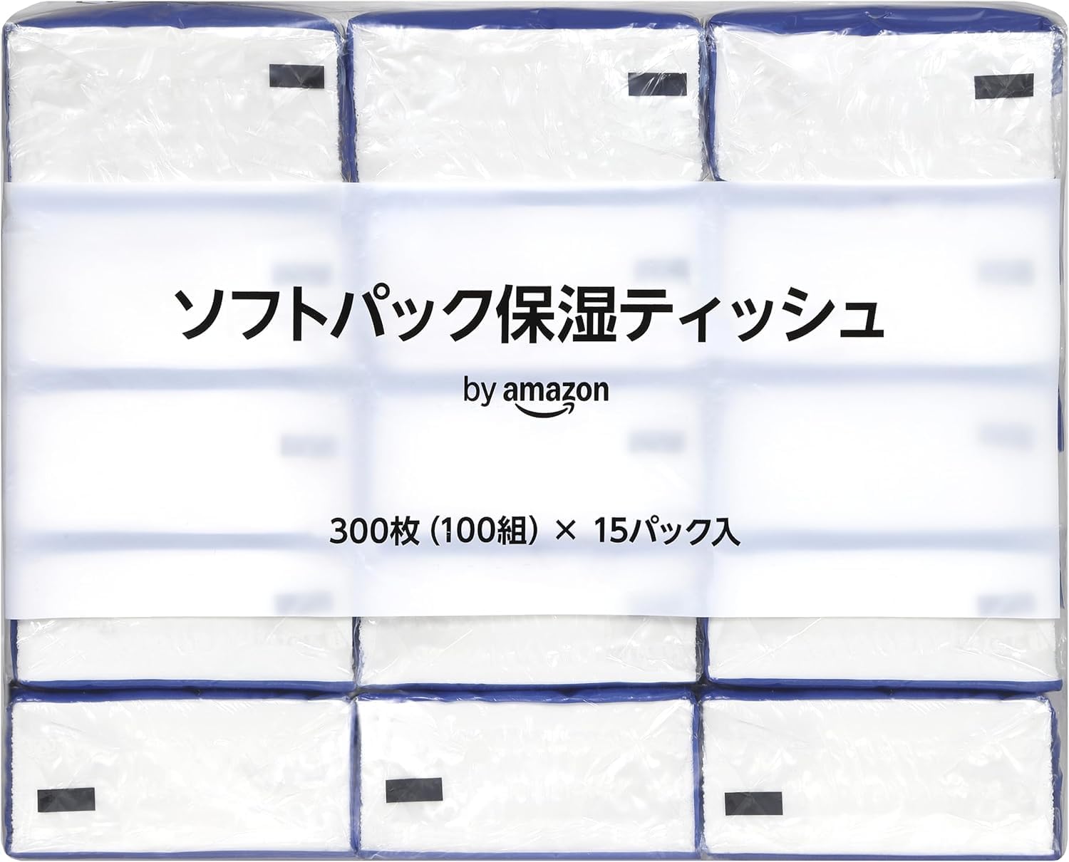 Detalle de by Amazon ソフトパック保湿ティッシュ FSC認証紙・3枚重ね・90パック