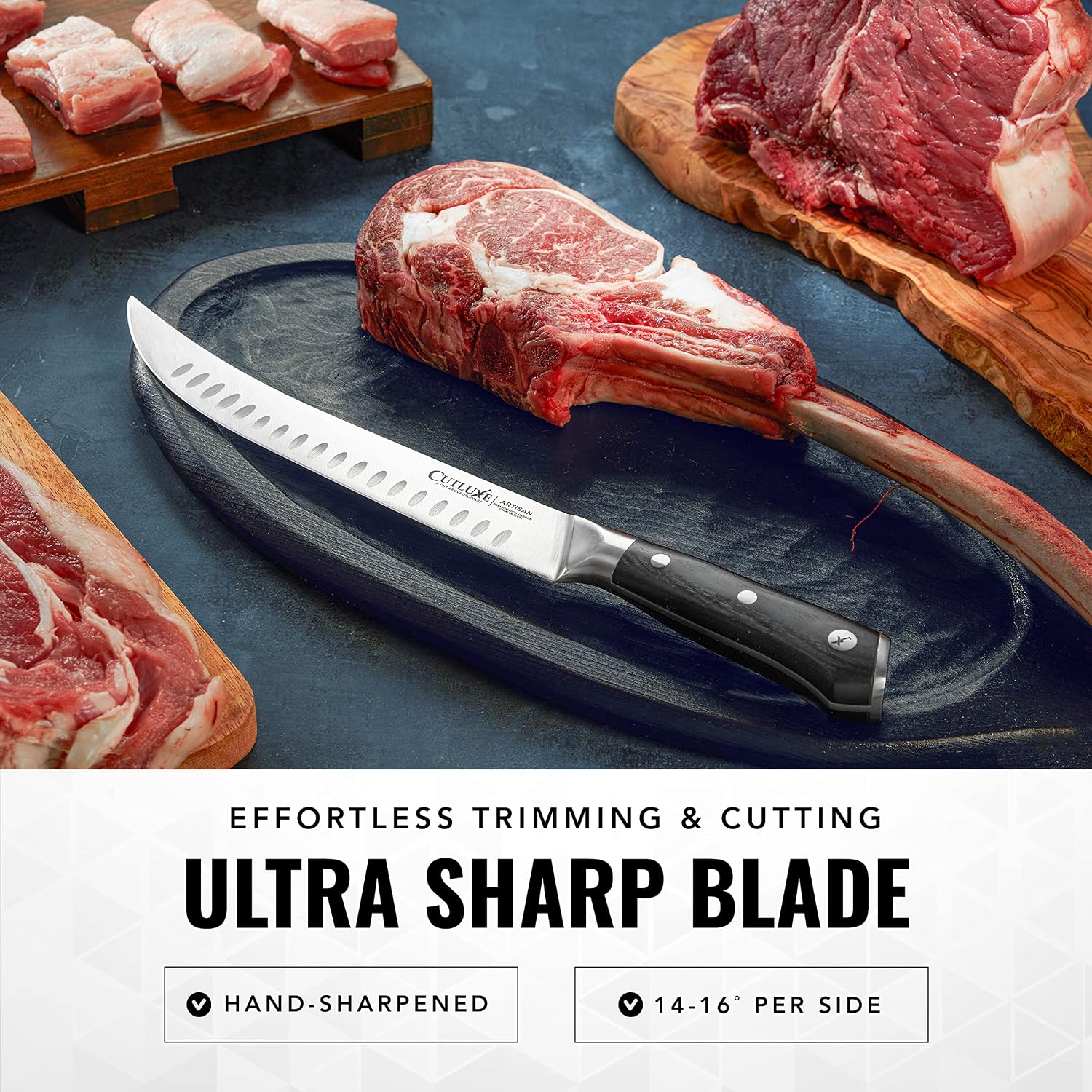 Detalle de Cutluxe Butcher Knife 10-inch