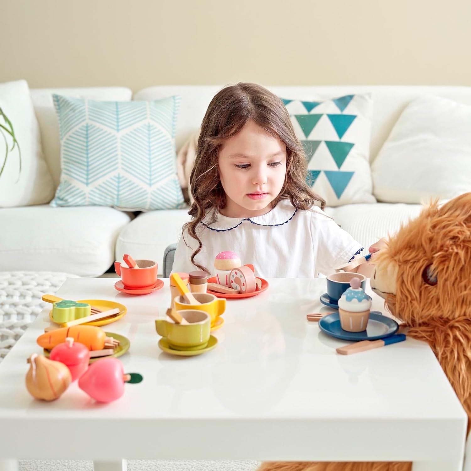 Thumbnail 5 de GAGAKU Wooden Play Food Sets for Kids Kitchen (26-Piece Montessori Wooden Pretend Food Set)