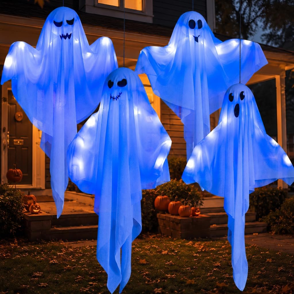 Thumbnail 3 de Kiddokids Halloween Hanging Ghost Decorations, 27.5-inch