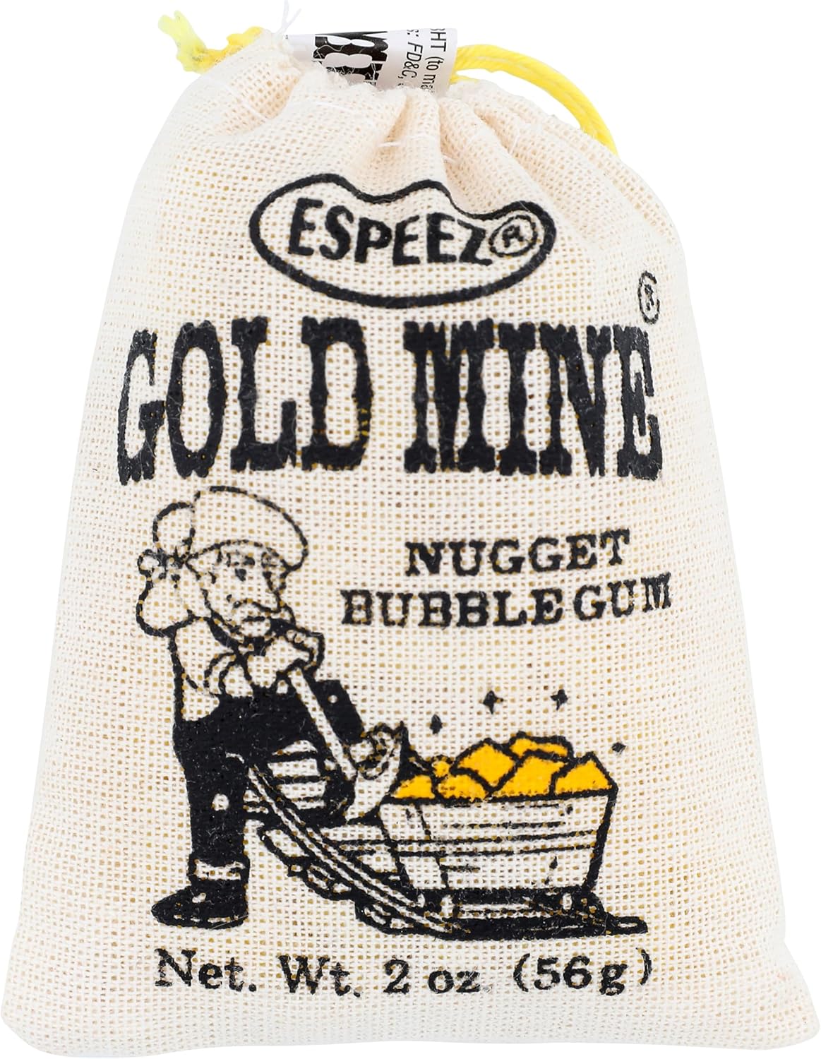 Detalle de Gold Mine Bubble Gum Nuggets 2 oz