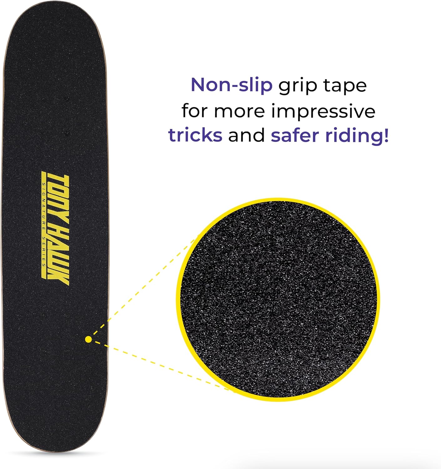 Detalle 2 de Tony Hawk 31" Skateboard Signature Series 1 with Pro Trucks 🛹