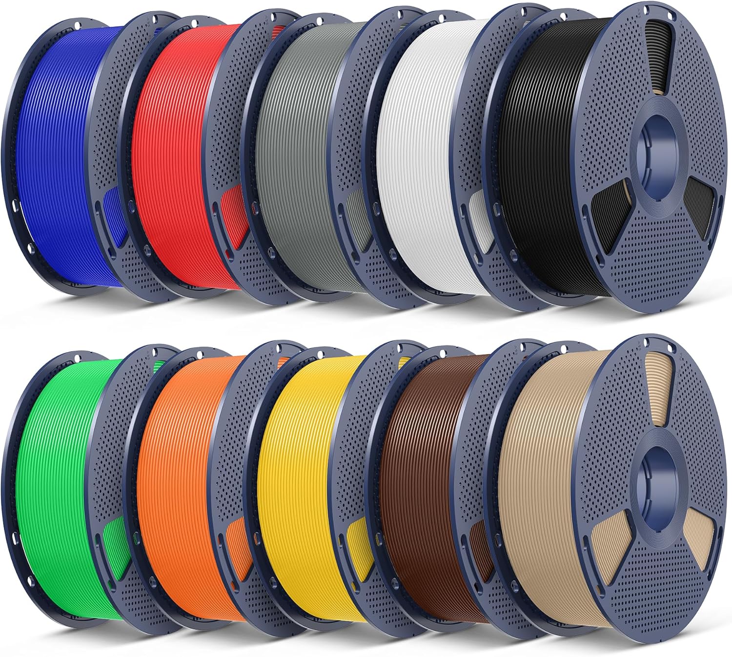 Thumbnail 5 de SUNLU PLA Plus Filament 1.75mm (16-Color Bundle, 16x 250g) — Multicolor Spools, Individually Vacuum Packed