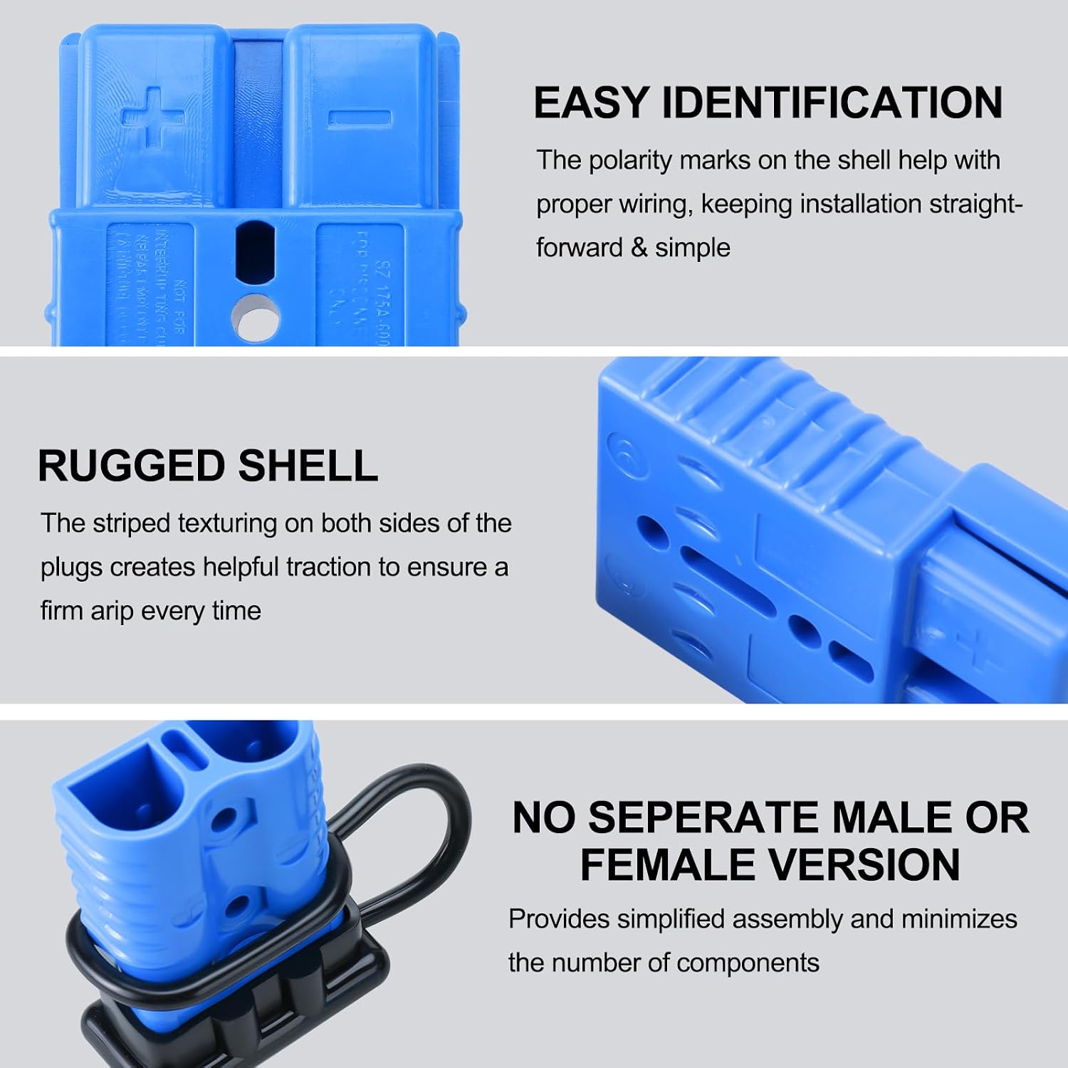 Detalle 2 de AuInLand battery quick connector kit, 1/0 gauge