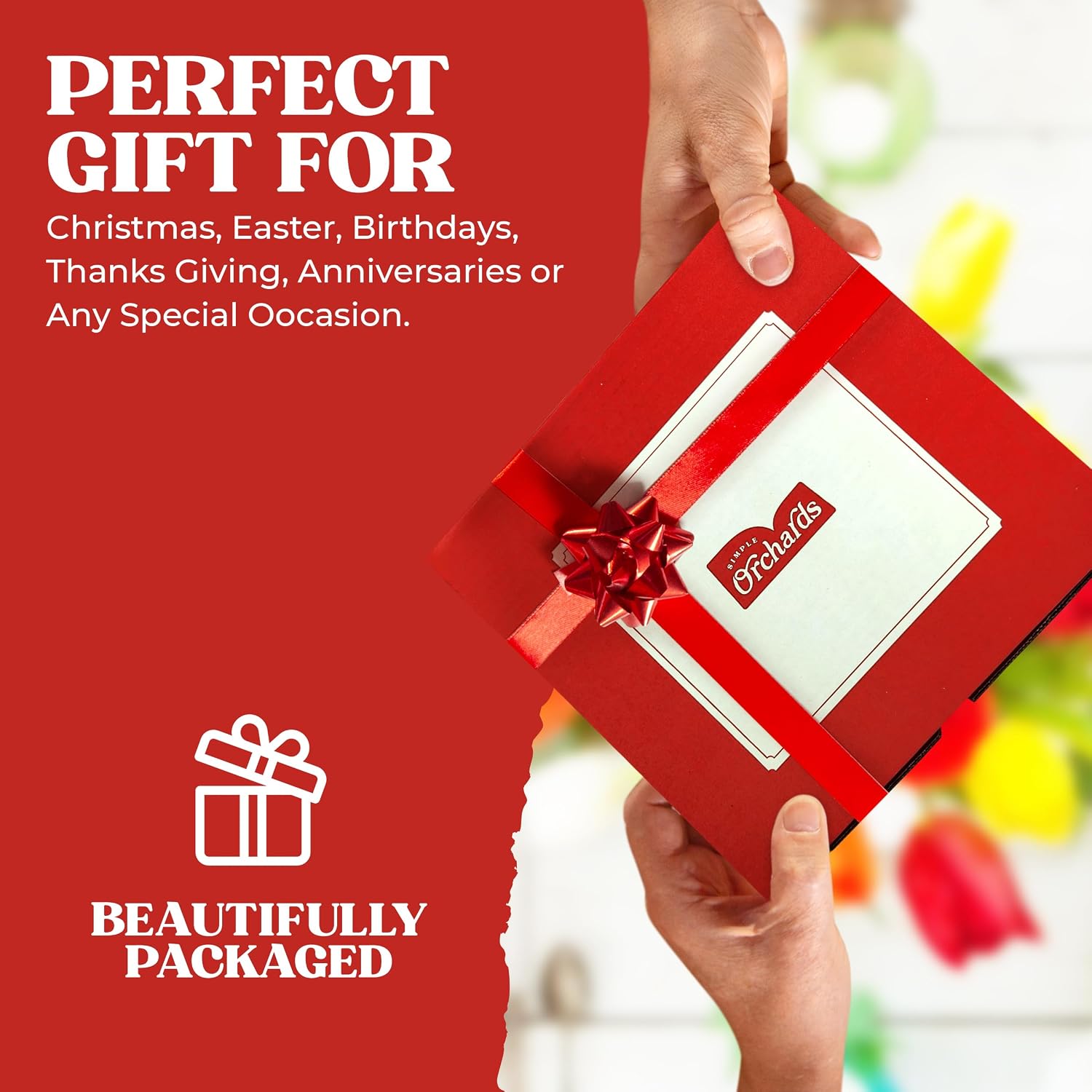 Detalle 1 de Nuts Gift Basket with 7-Section Platter