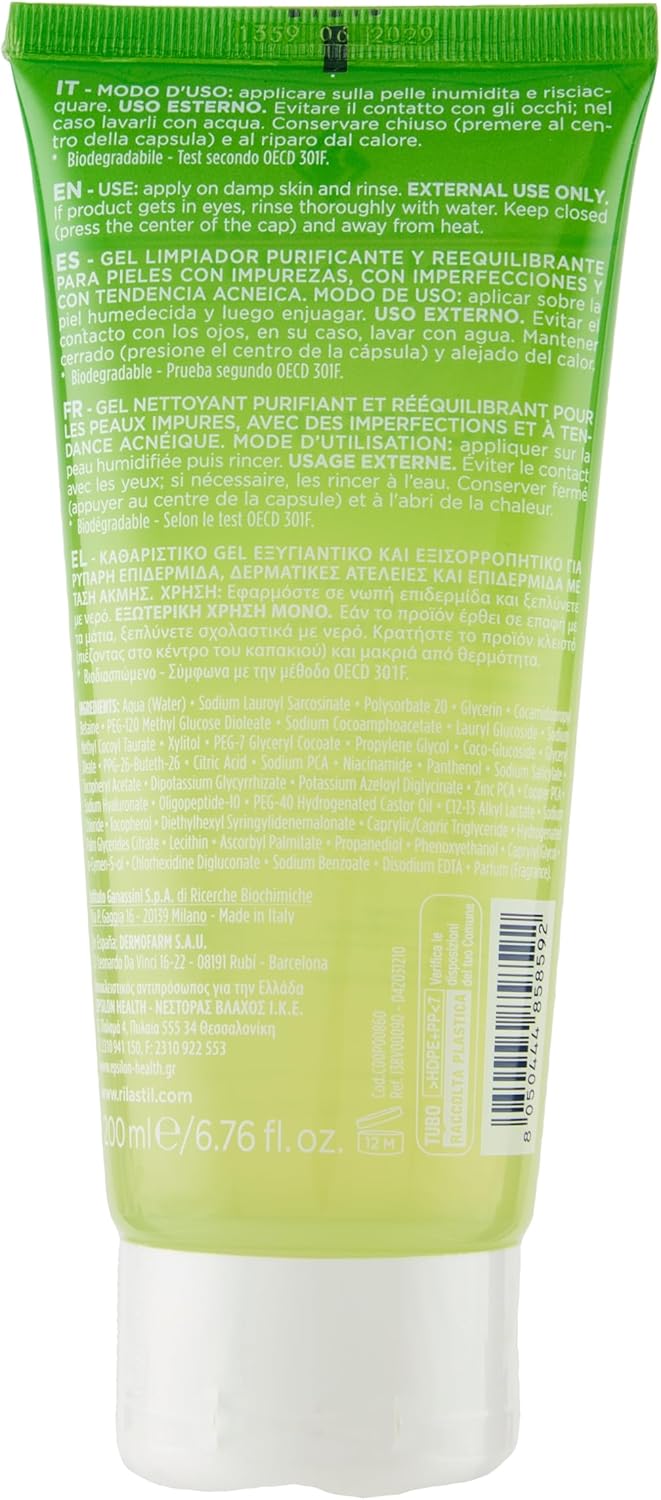 Thumbnail 3 de Rilastil Acnestil Gel Detergente Purificante e Riequilibrante per Pelli Miste Grasse con Tendenza Acneica