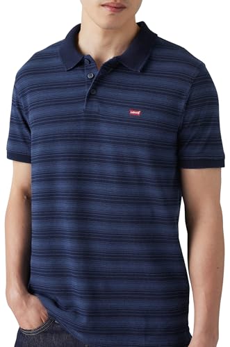 Detalle de Levi's Camisa para Hombre Housemark Rayn Stripe Dark Ind Indigo XS
