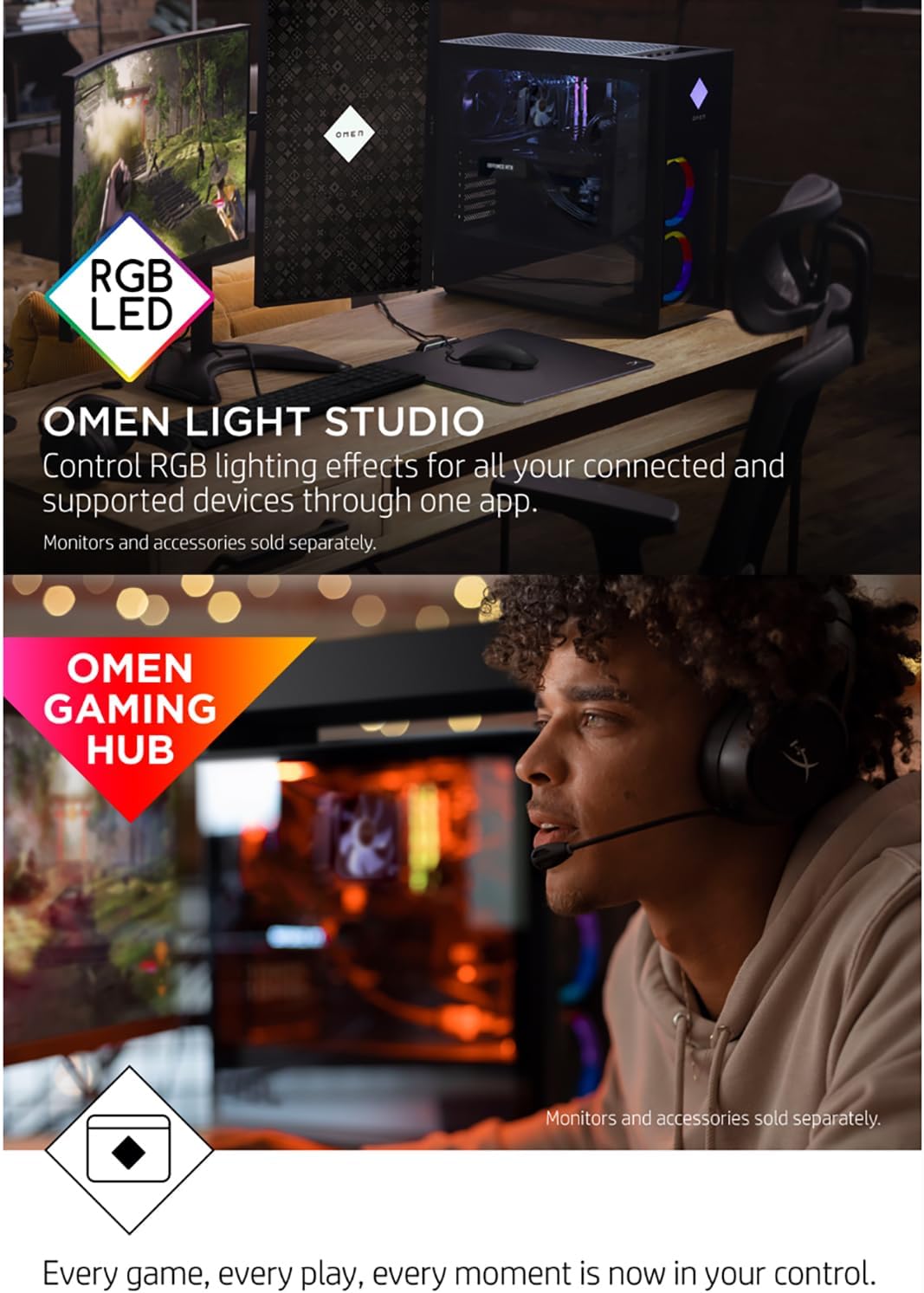 Detalle 1 de HP OMEN 40L Gaming Desktop