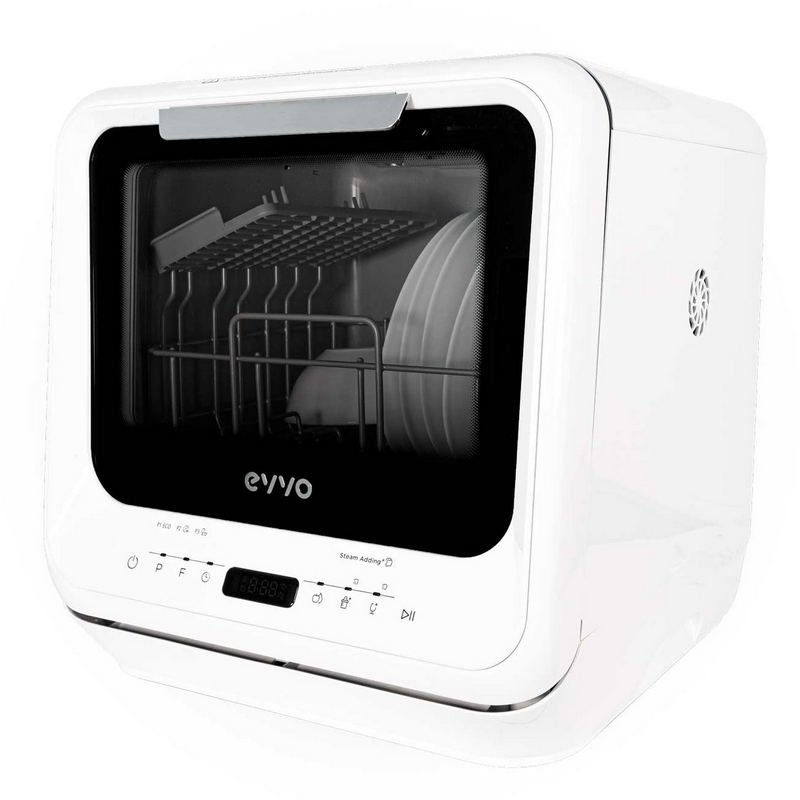 Detalle 2 de Evvo Home Mini D Trip Lavavajillas Portátil sin Instalación (Blanco) – 2 cubiertos