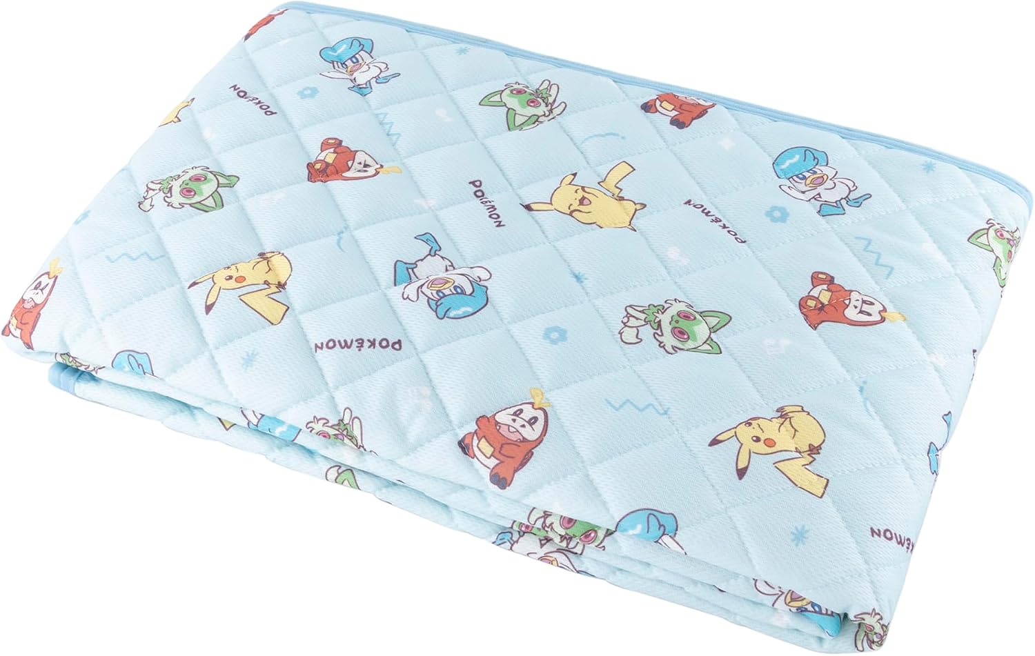 Detalle de MORIPiLO 4548598406515 ポケモン敷きパッド ジュニア 90x180cm・ブルー
