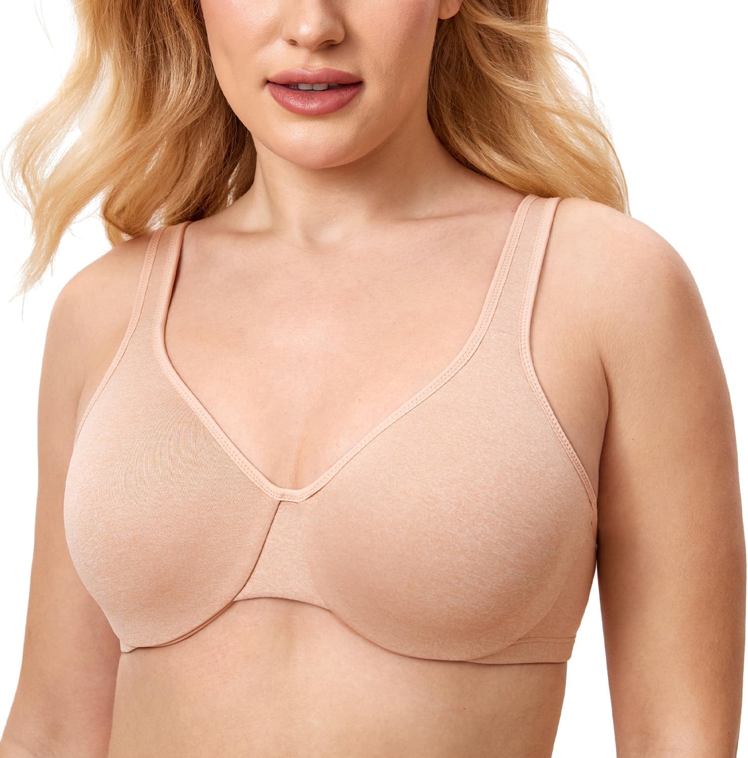 Thumbnail 6 de DELIMIRA Femme Soutien-Gorge Minimiseur Forte Poitrine Invisible Grande Taille avec Armature