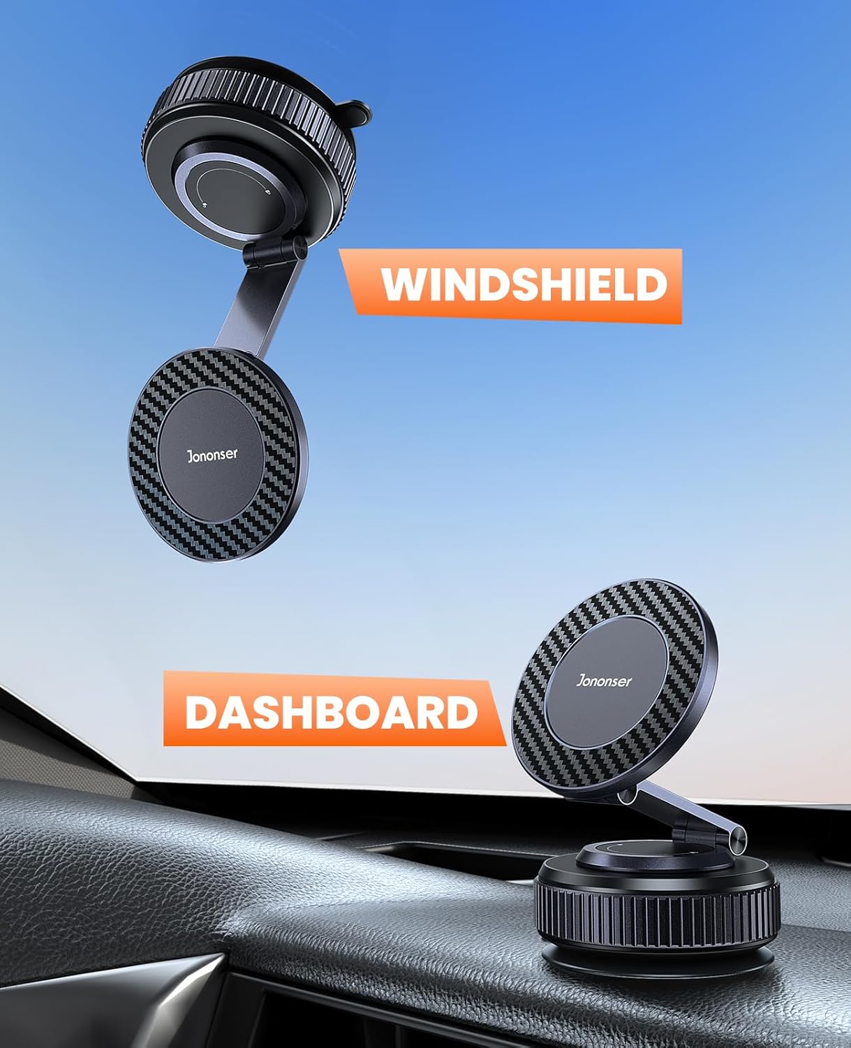 Detalle 2 de Jononser Magnetische Handyhalterung 360°