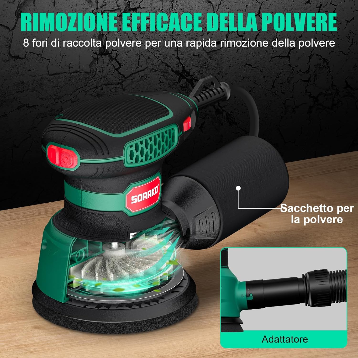 Thumbnail 5 de SORAKO Levigatrice orbitale 350 W