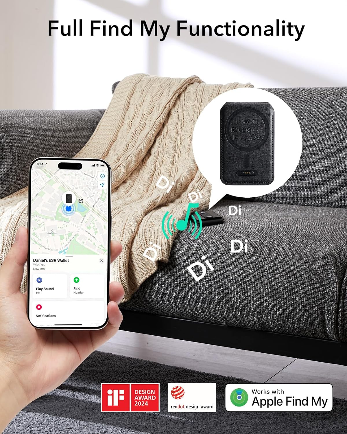 Thumbnail 1 de ESR Geo MagSafe Wallet 5-Card RFID