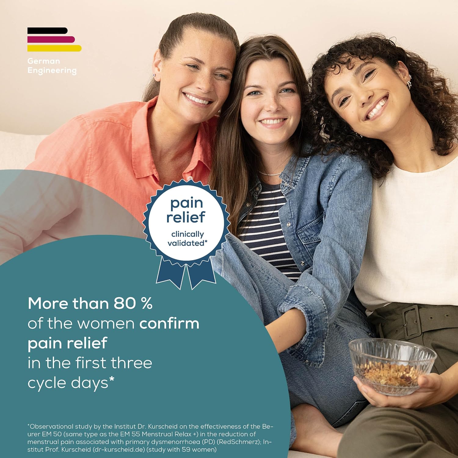 Thumbnail 4 de Beurer EM55 Menstrual Relax+: TENS & Heat for Natural Menstrual Pain Relief