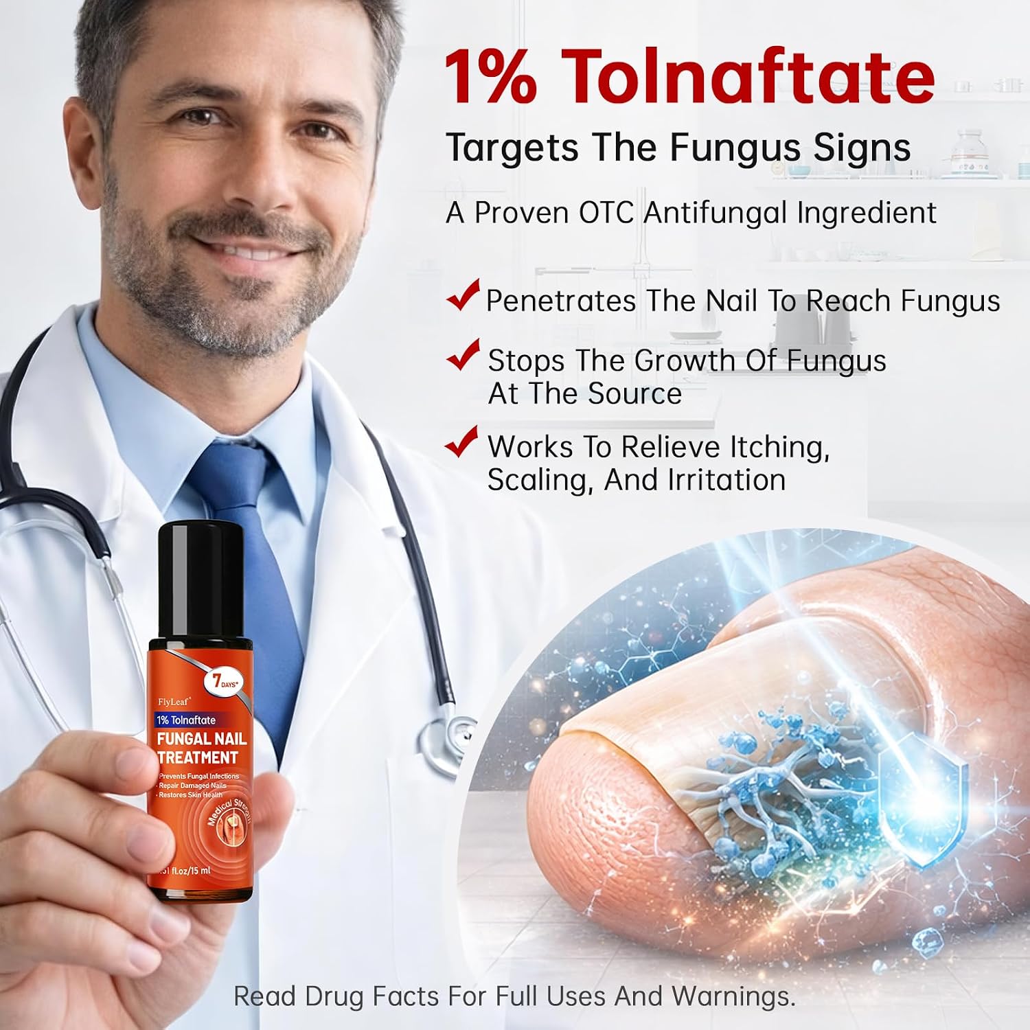 Thumbnail 3 de Toenail Fungus Treatment with 1% Tolnaftate