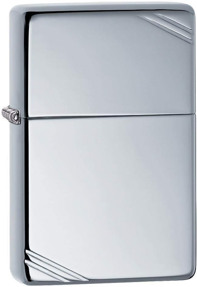 Zippo 267 Vintage Street – chromowana zapalniczka benzynowa z mosiądzu