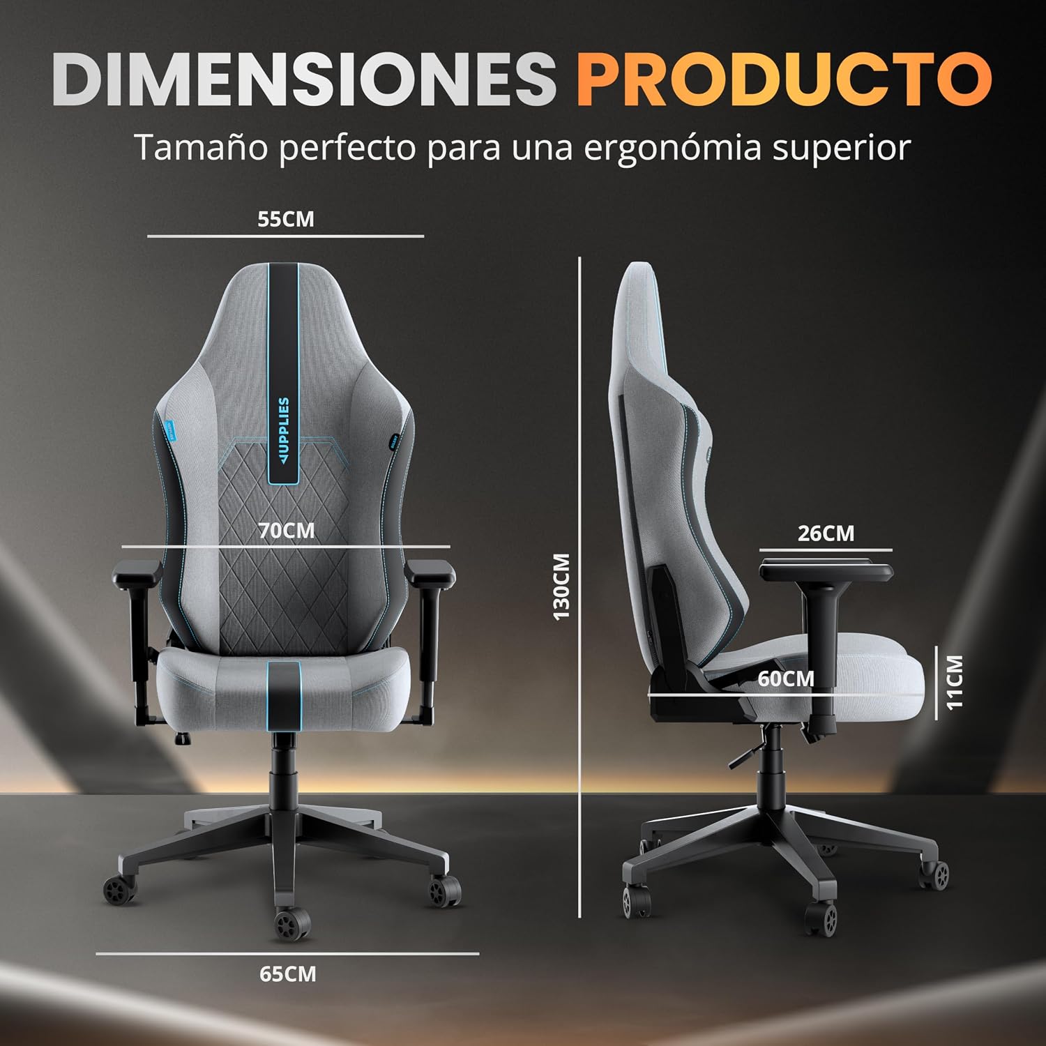 Thumbnail 2 de JUPPLIES Silla Gaming Premium Ergonómica