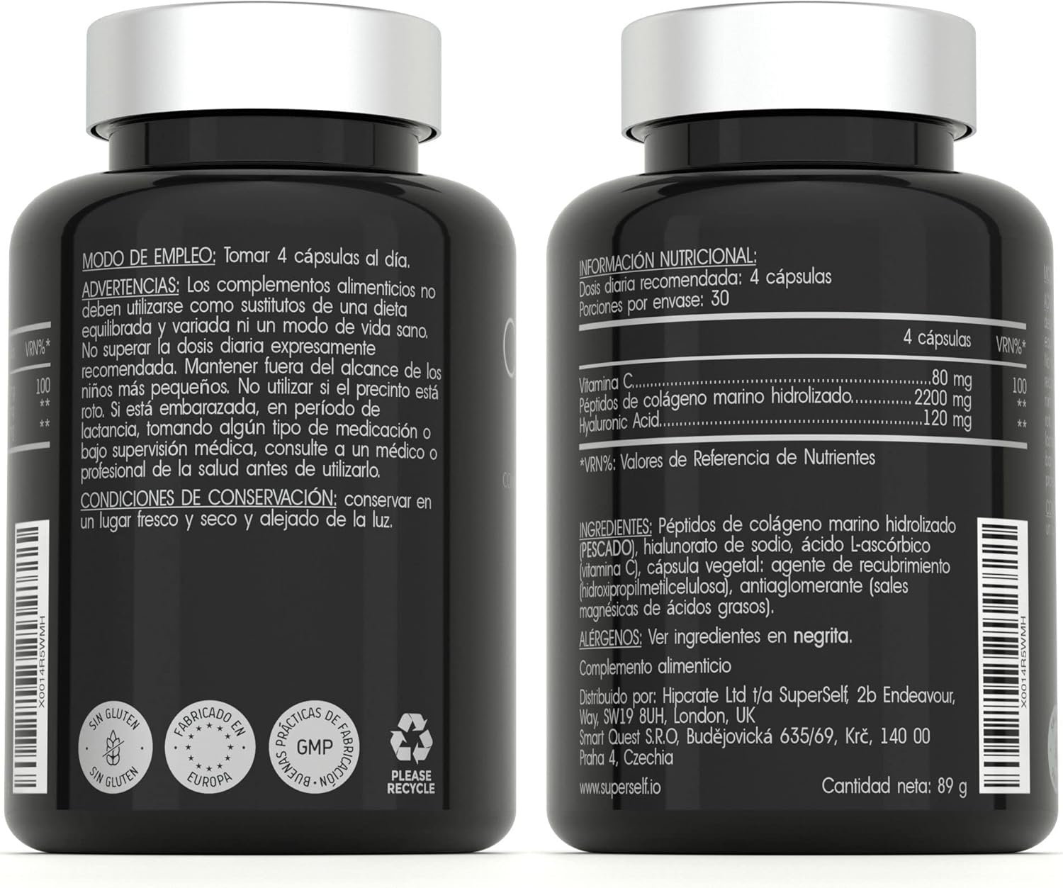 Thumbnail 1 de Colágeno Marino Hidrolizado 2400 mg con Ácido Hialurónico 💧