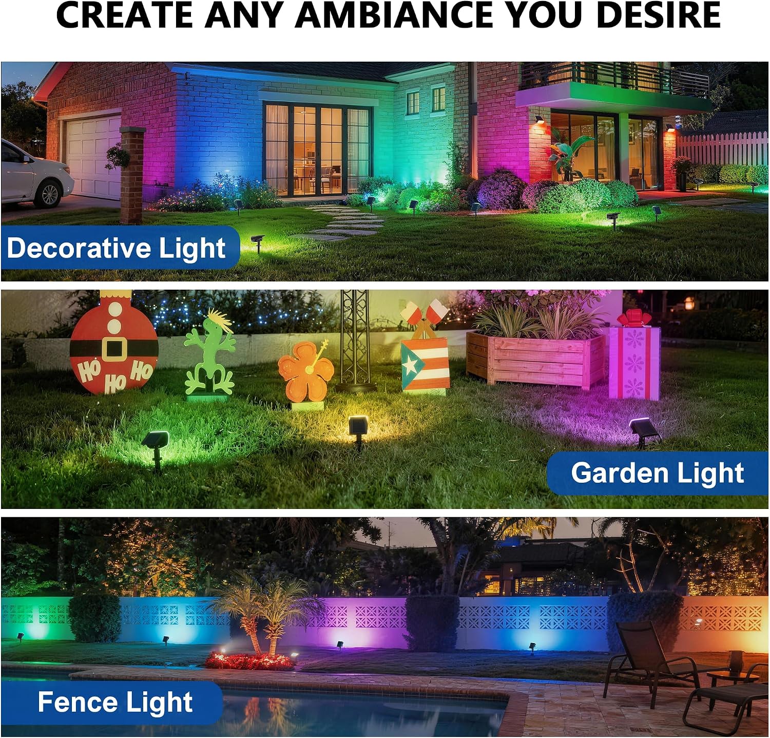 Thumbnail 6 de JEJOT Solar Spotlights 6-Pack