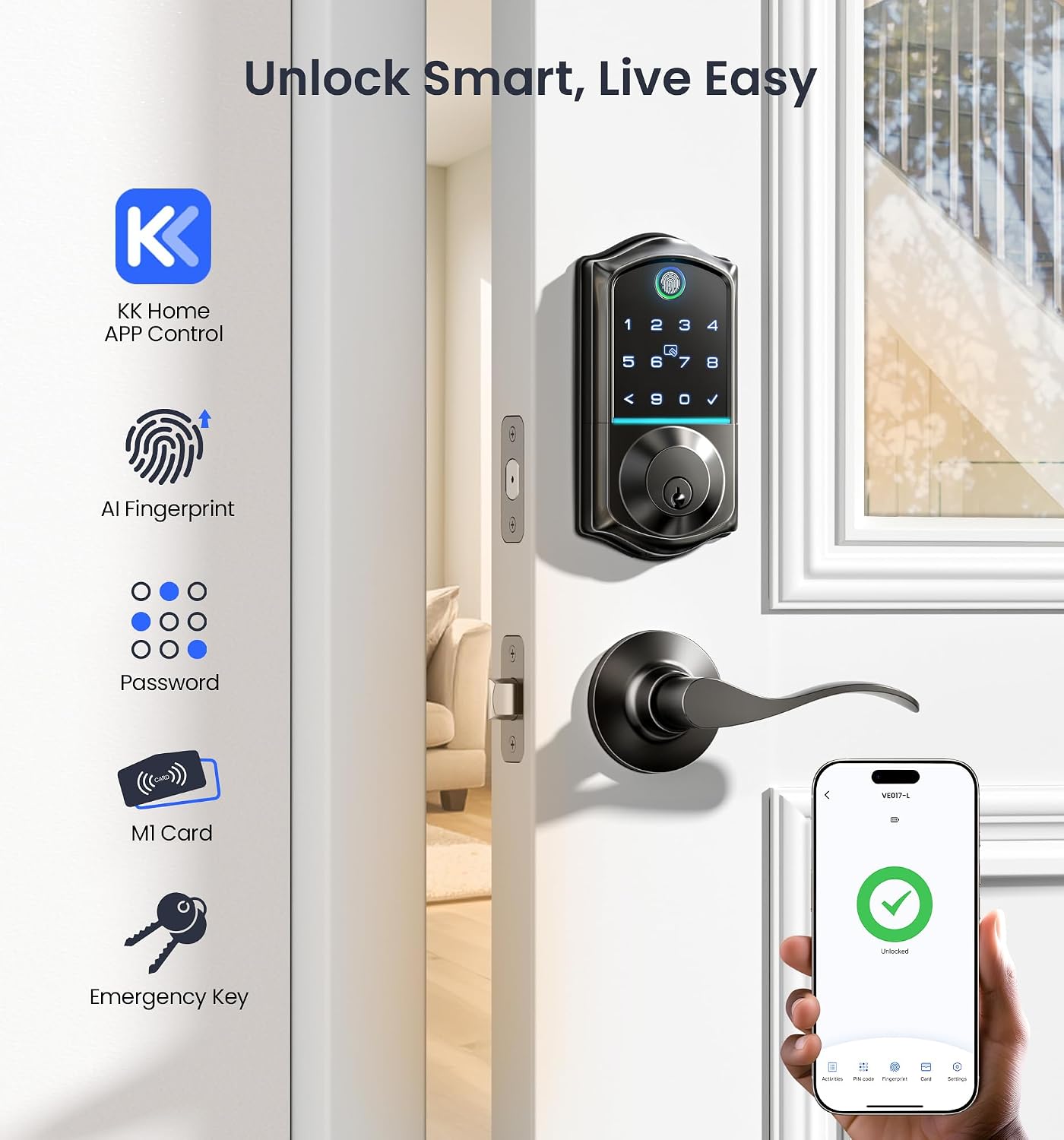 Detalle 2 de Veise Smart Lock VE017-L