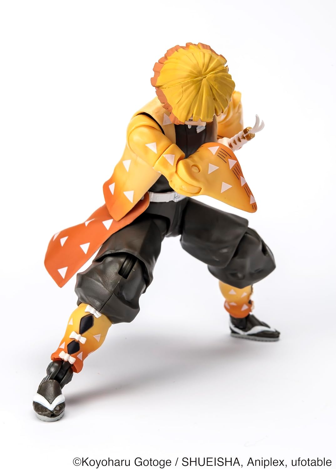 Detalle de BANDAI Ultimate Legends Figurine Zenitsu Agatsuma – Figurine articulée 12,5 cm avec 27 points d’articulation et accessoires