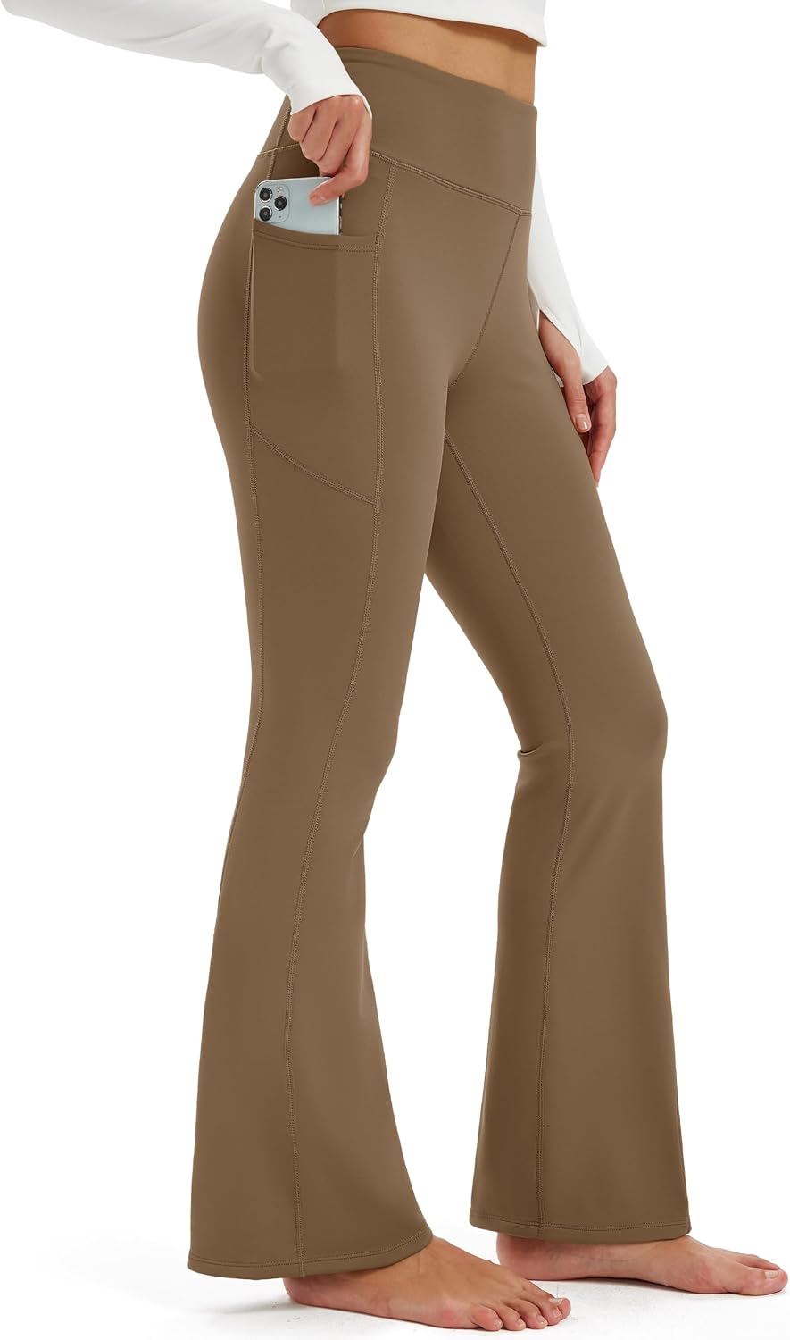 Thumbnail 6 de MAGCOMSEN Women's Flare Leggings, Fleece-Lined