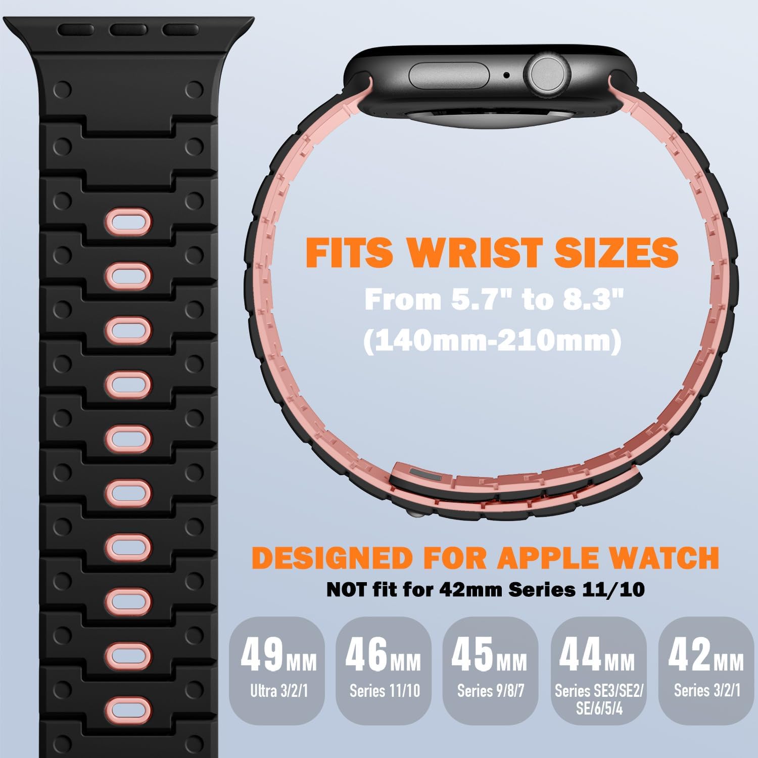 Detalle 2 de Bandletic Magnetic Strap 49mm for Apple Watch