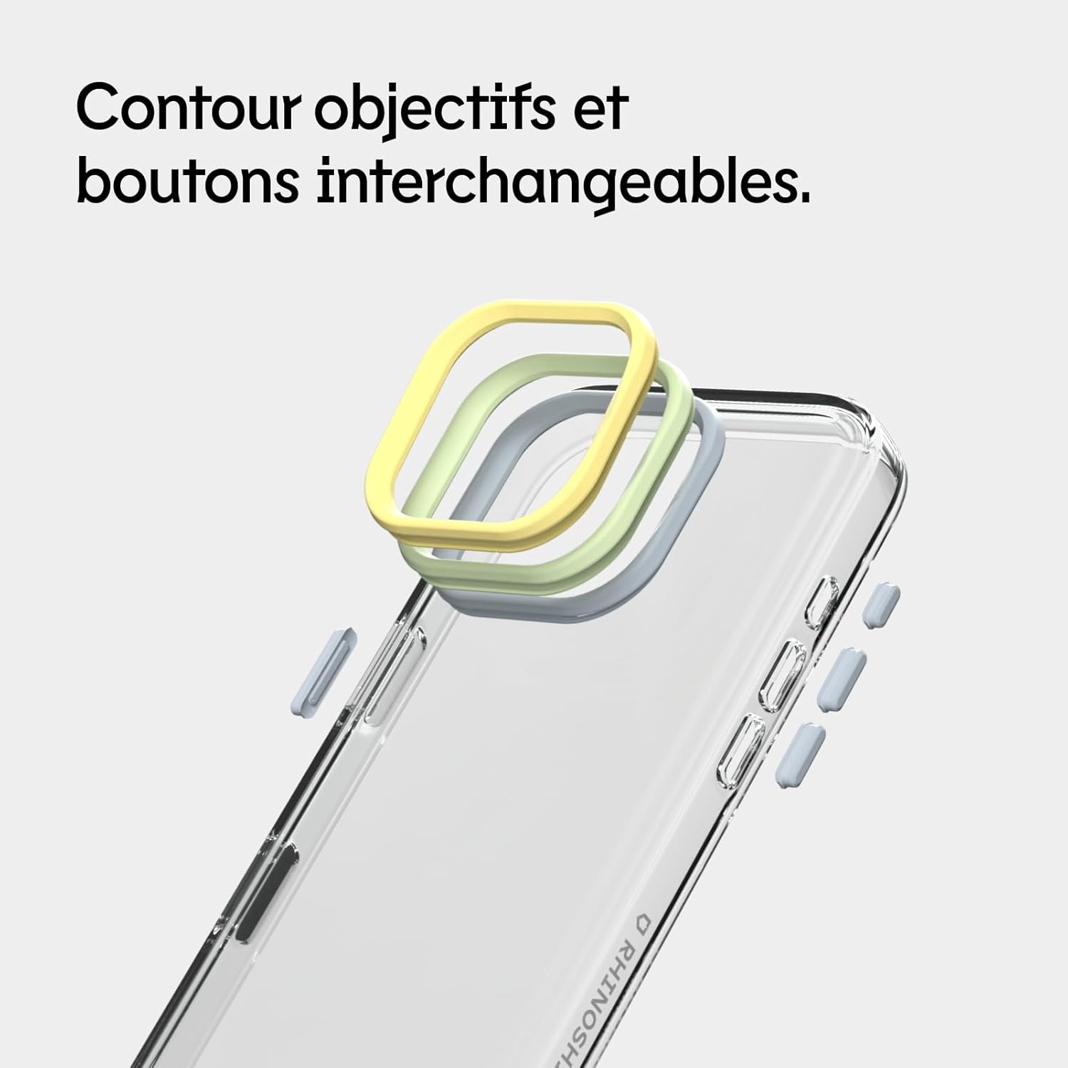Thumbnail 3 de RhinoShield Coque Clear avec bouton de contrôle caméra pour iPhone 16 – Transparence élevée et protection anti-chute