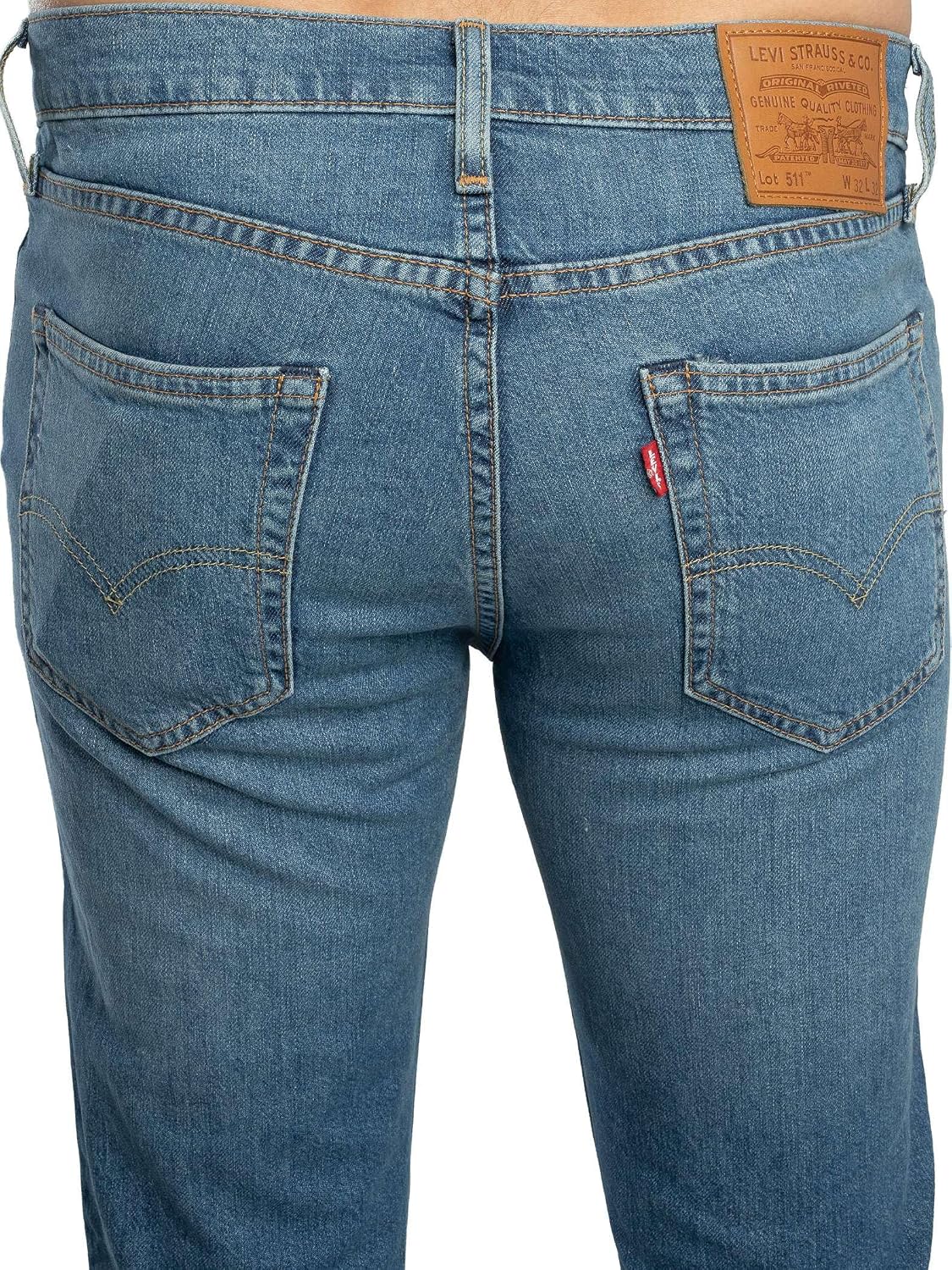 Thumbnail 3 de Levi’s 511 Slim v5 para hombre Take It from The Top (32W / 30L): vaquero ajustado sin irte al extremo