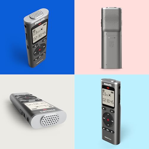 Detalle de Philips DVT1170 VoiceTracer : Enregistreur audio 8 Go avec micro SD, son clair et enregistrement mains libres