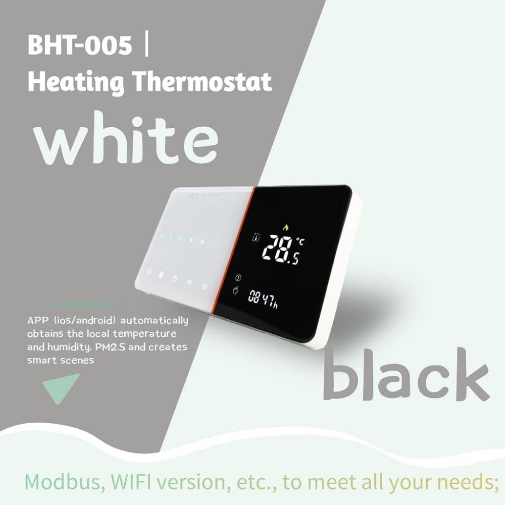 Thumbnail 1 de BecaSmart Serise 005: Termostato per caldaia WiFi programmabile, compatibile Alexa e Google