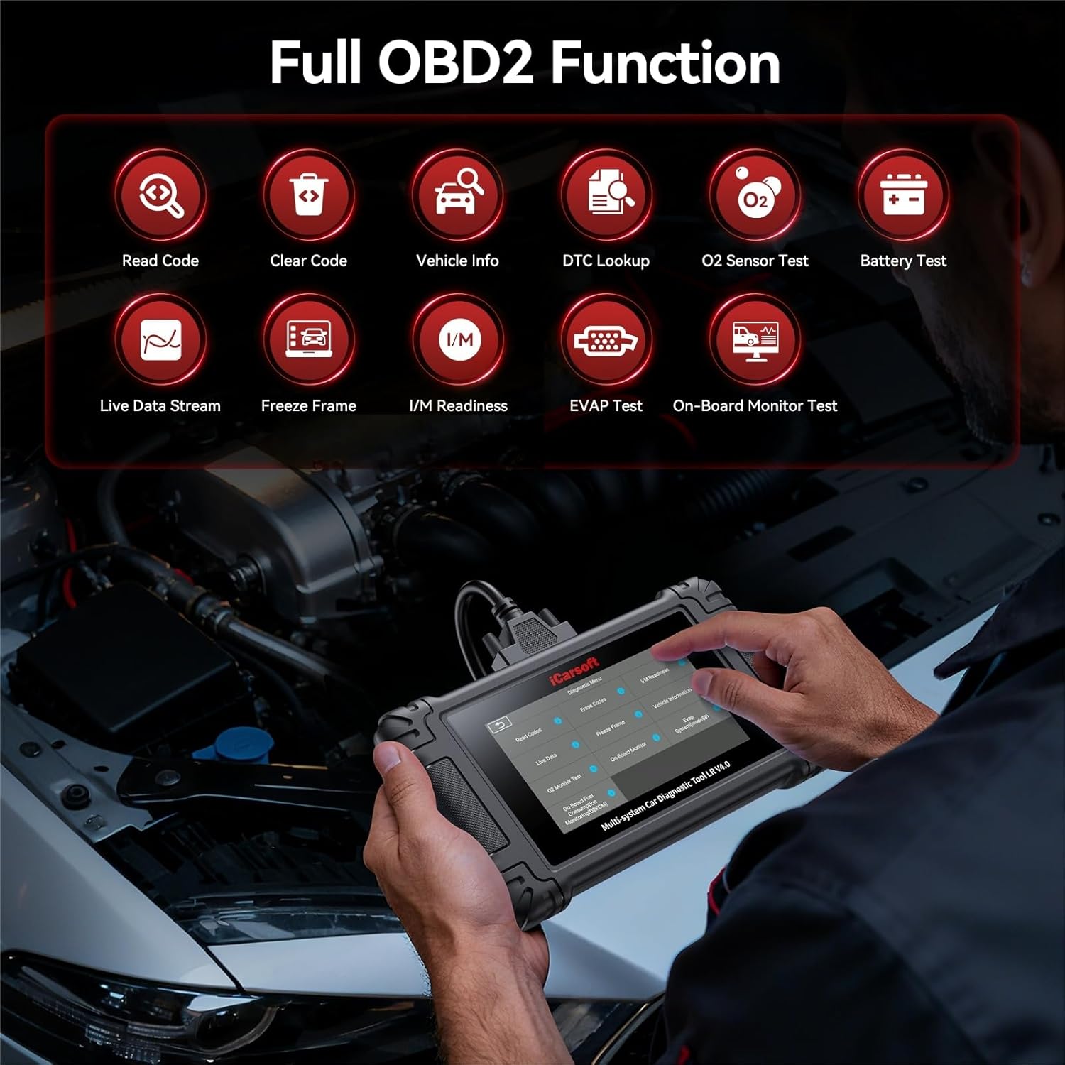 Thumbnail 6 de iCarsoft LR V4.0 Bidirectional Diagnostic Tool for Land Rover/Jaguar