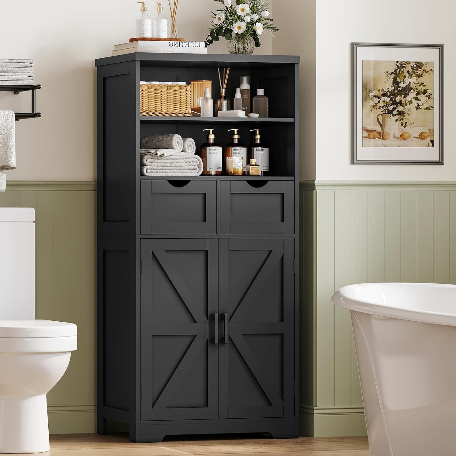 Thumbnail 4 de TEENFON Storage Cabinet, 49.6-Inch Tall
