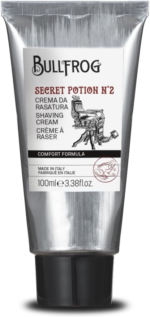 Thumbnail 4 de Bullfrog Crema da Rasatura Secret Potion N.2 Comfort – 250 ml, barba ammorbita e pelle fresca con note speziate e ambrate