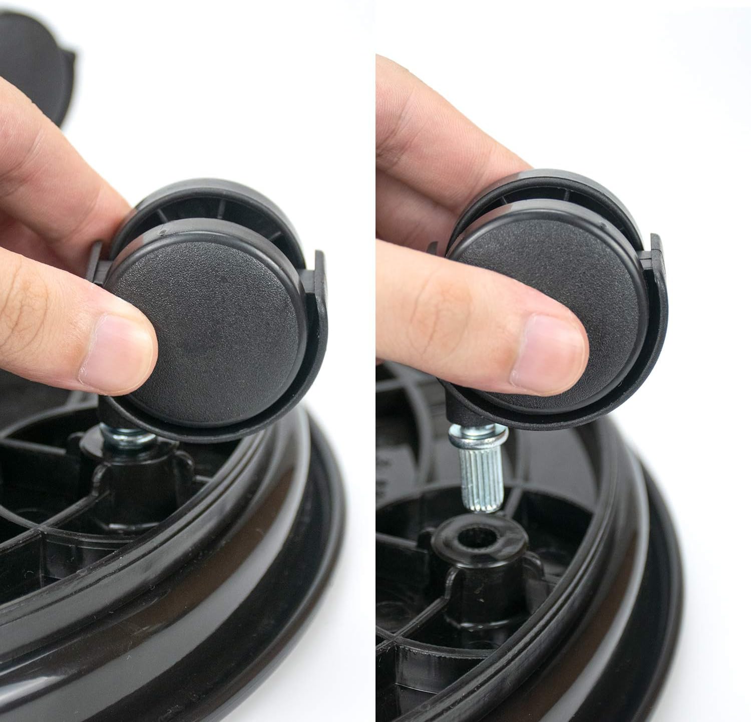Detalle de Fasmov F-PlantPalletCaddy-3P krukvagn, 3-pack med låsbara hjul