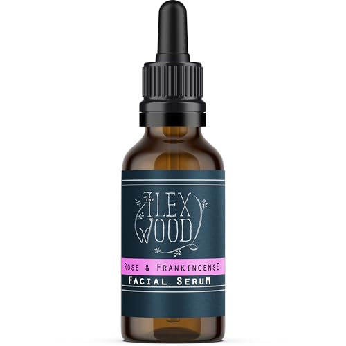 Detalle de The Ilex Wood Rose & Frankincense Facial Serum – Natural Face Oil, 20ml