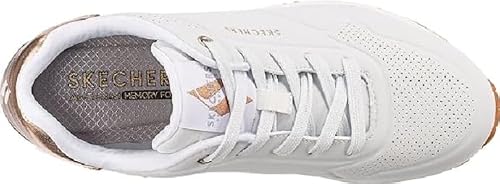 Detalle 2 de Skechers Uno Golden Air zapatillas de mujer con ajuste de cuña y espuma viscoelástica