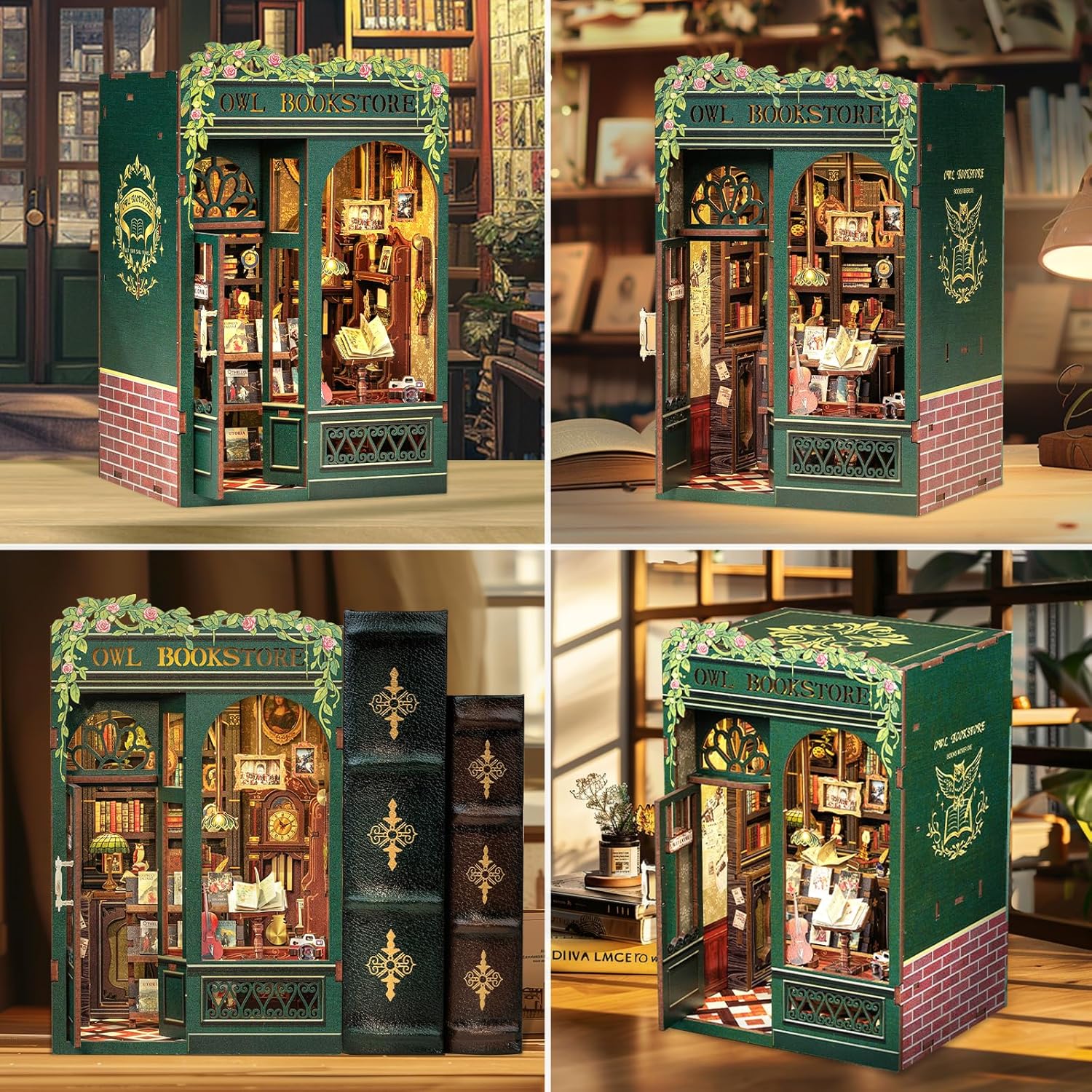 Thumbnail 5 de Cutefun Book Nook 139 pieces