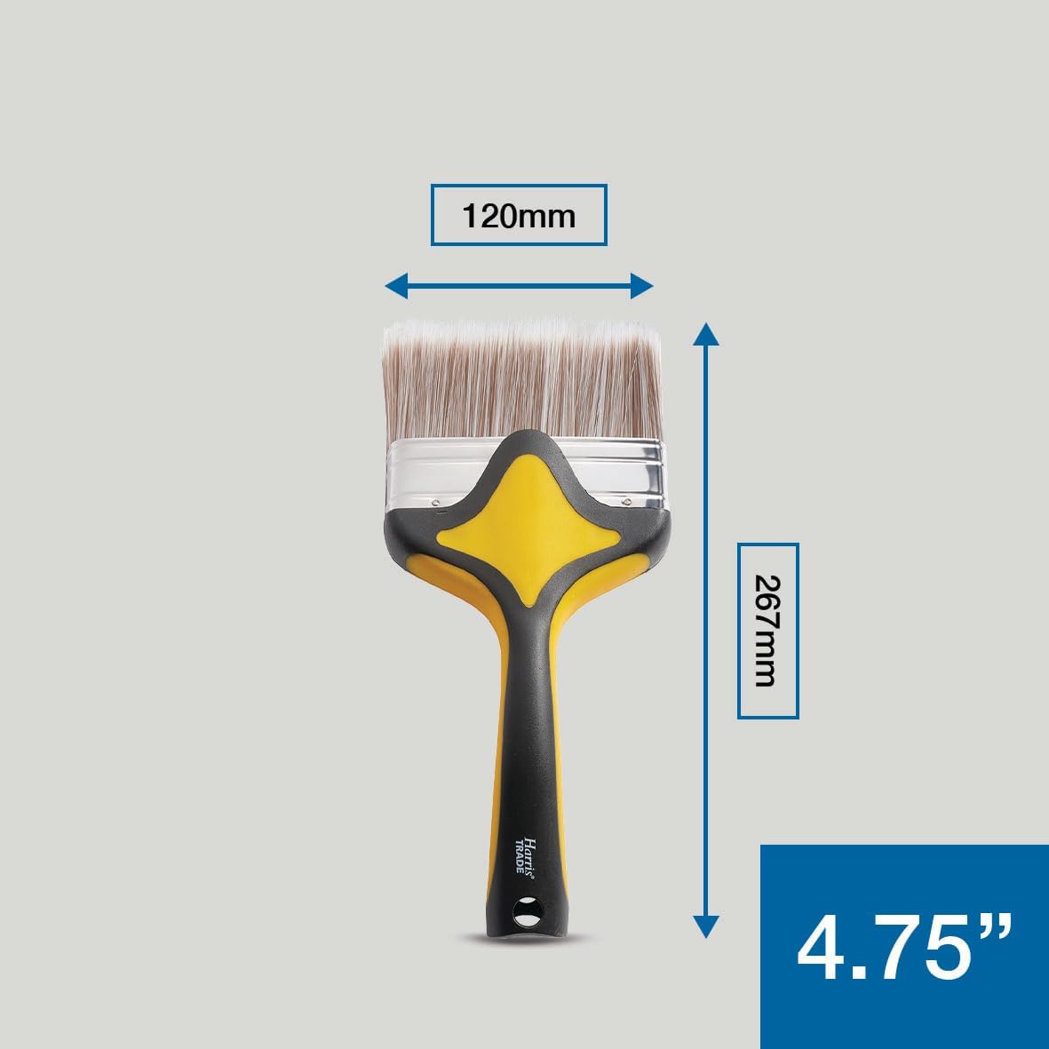 Thumbnail 6 de Harris Trade Angled Masonry Brush 4.75" for brick and block painting