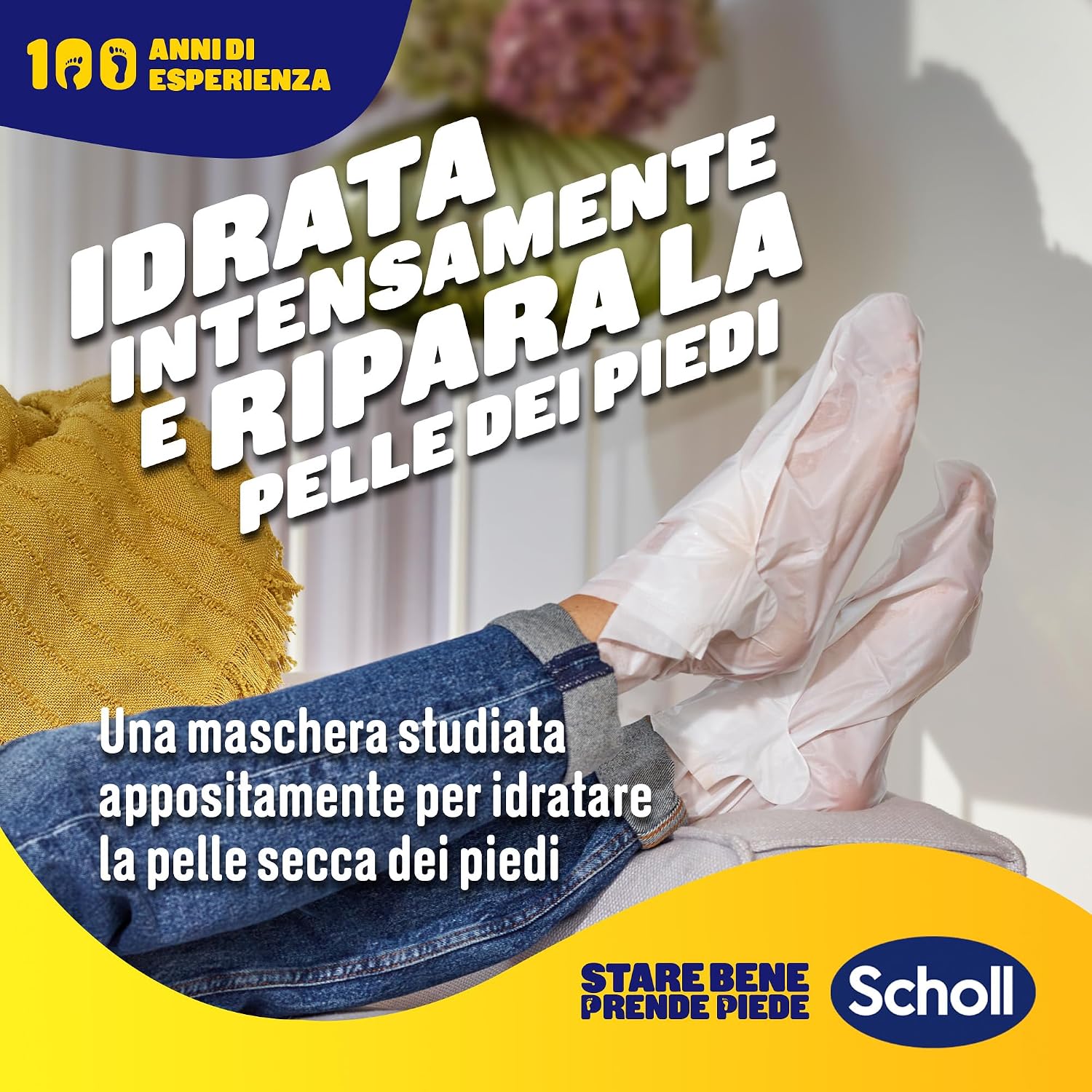 Thumbnail 1 de Dr. Scholl's Maschera Piedi con olio di macadamia 4 paia 🦶