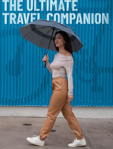 Detalle de Repel Windproof Travel Umbrella - Compact, Strong Winds Up to 100MPH, Auto Open/Close