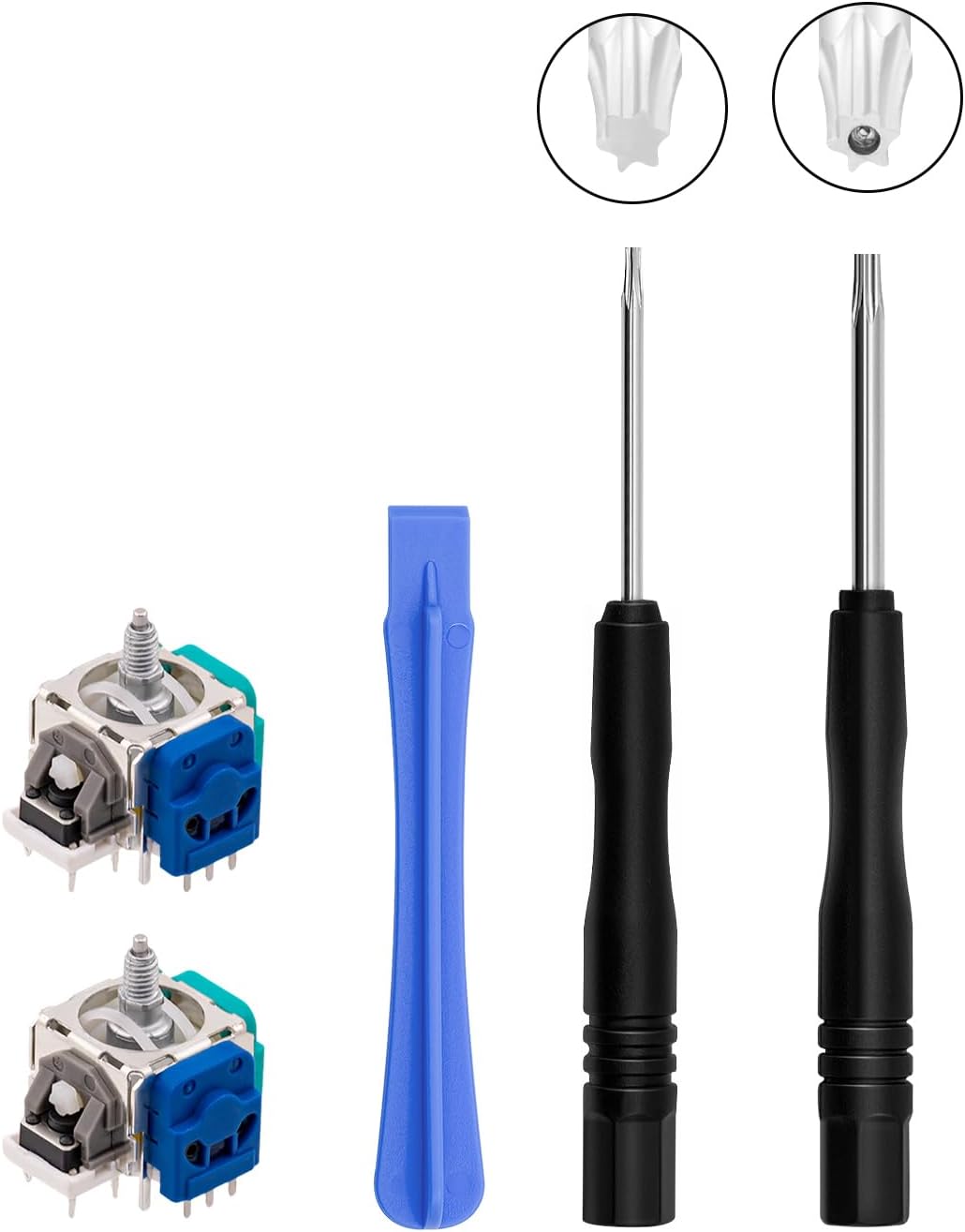 Detalle de Mcbazel : kit de joysticks Hall Effect de réparation pour manettes Xbox Elite 2