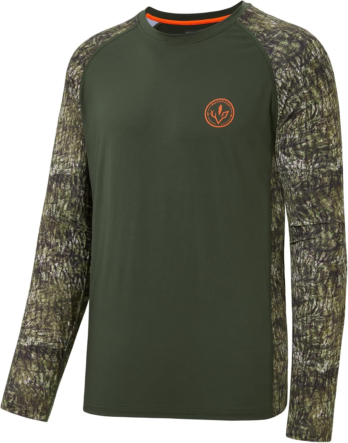 Detalle de Bassdash BASSDASH-Unknown Men's Camo Hunting Shirt, UPF 50+ with Mesh Panels