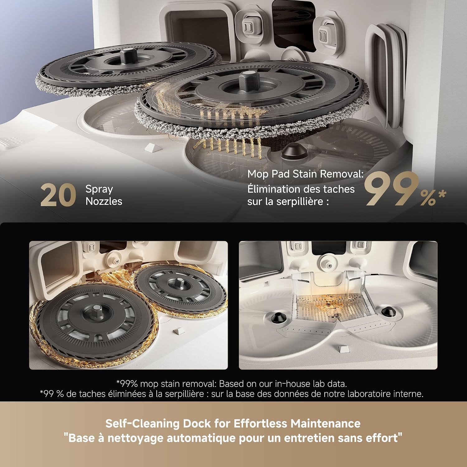 Thumbnail 6 de DREAME L40s Ultra RLL22SE Robot Vacuum and Mop, 19,000Pa Suction, Self-Cleaning Dock