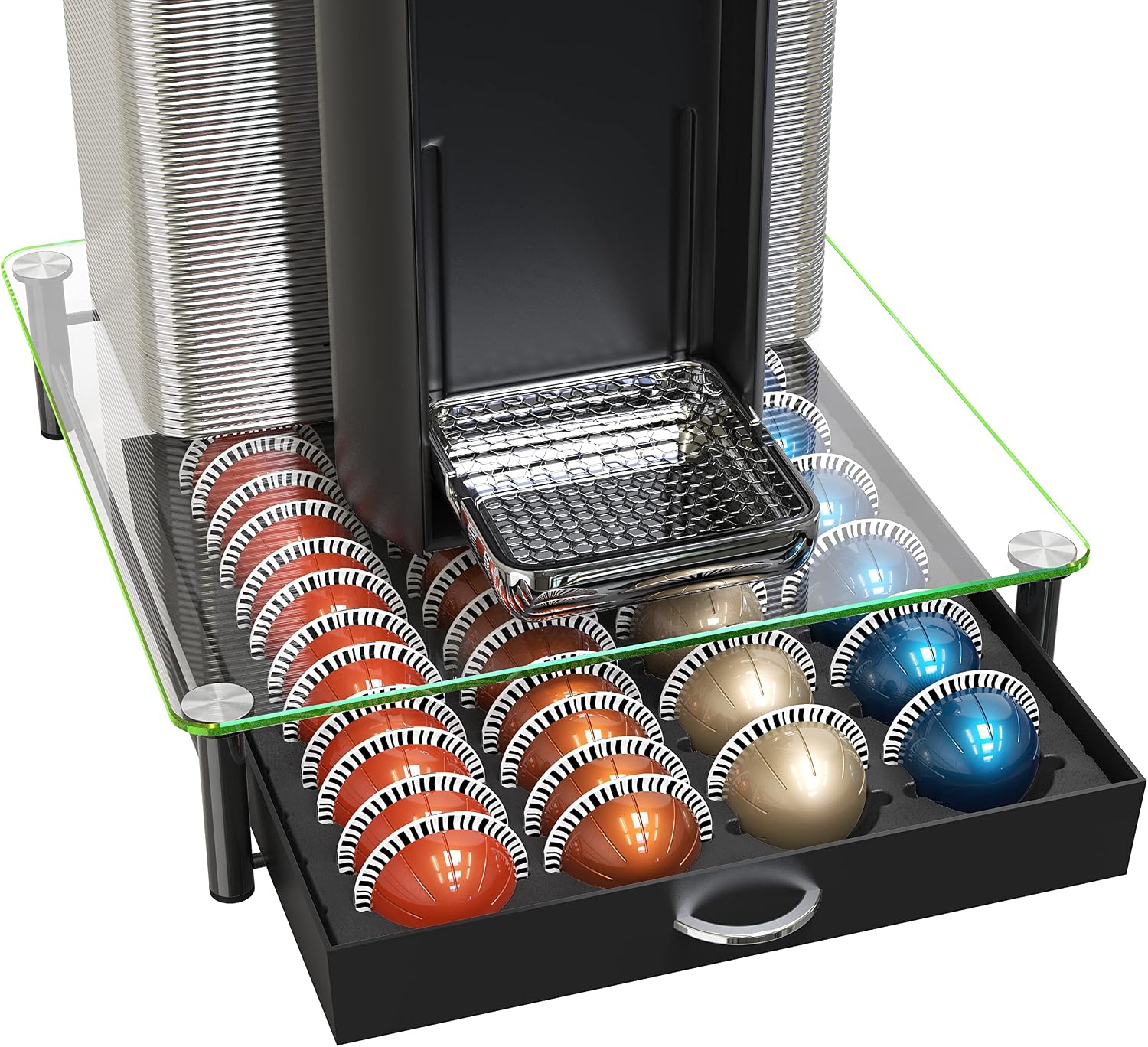 Detalle de DecoBrothers Vertuo Pod Holder Drawer