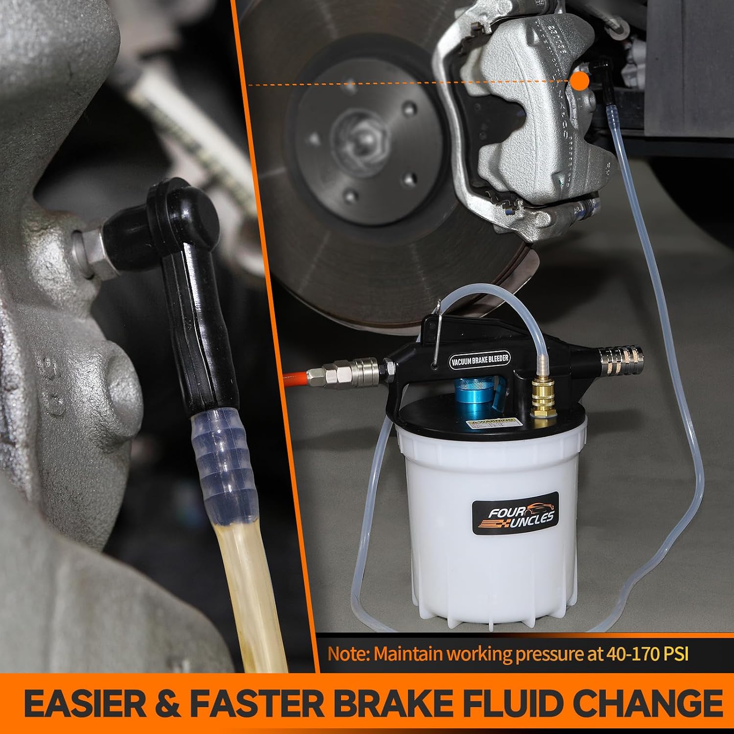 Thumbnail 3 de FOUR UNCLES Vacuum Brake Bleeder 2L